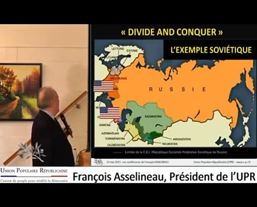François Asselineau - diviser pour régner & qui est le Dalaï Lama.