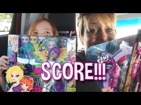Monster High Save Frankie, Inner Monster and MLP Rainbow Rocks Haul! | The Doll Hunters