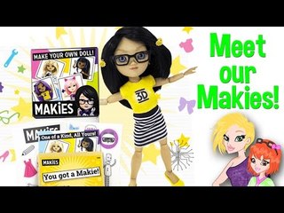 Meet the Makies Custom 3D Printed Dolls
