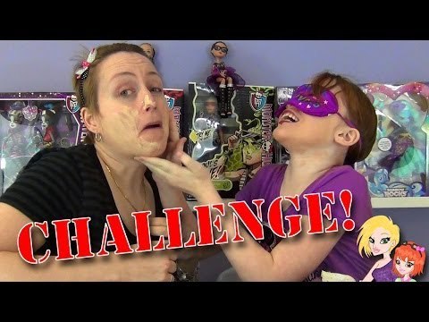 Challenge Makeup while Blindfolded!
