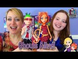 Monster High Ghouls Alive Deuce Gorgon and Toralei Stripe Doll Review