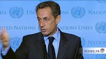 Intervention de N. Sarkozy : 66e assemblée générale des Nations Unies