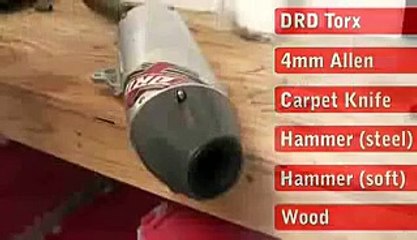 How to repack DRD Exhaust / Muffler