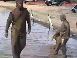 Delaware Mud Run 5K Finish Line Shower 🚿