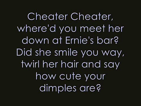 Cheater Cheater- Joey and Rory w\ lyrics. Studio version