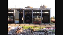Un giro completo in rotonda nel Deposito Locomotive di Firenze Romito (HD)