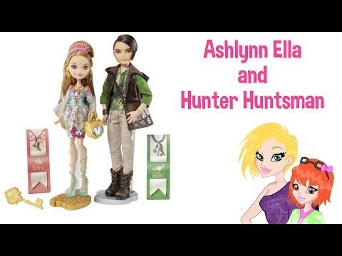Ever After High Ashlynn Ella and Hunter Huntsman Doll Review
