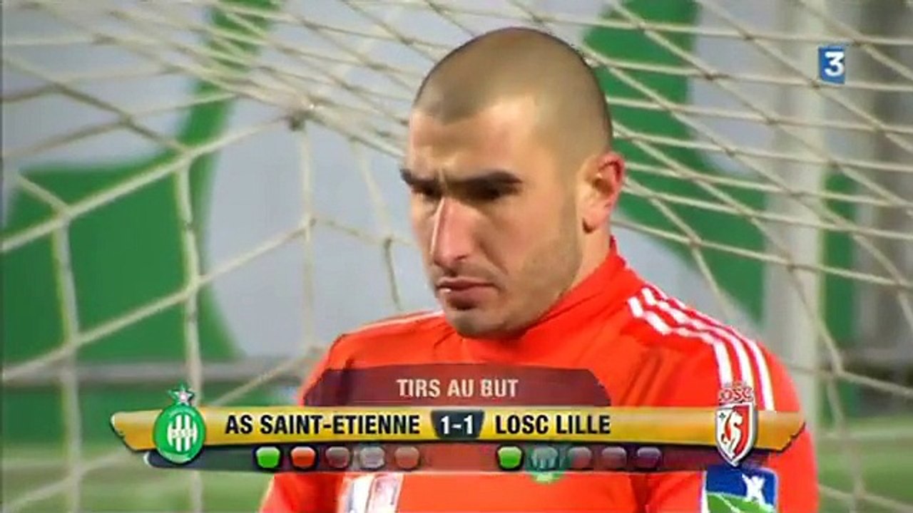 Demi-finale de coupe de la ligue : Asse-Lille ( Tirs au but)