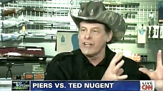 PIERS MORGAN Vs. TED NUGENT on Piers Morgan Tonight (Full Interview) Gun Control Round 2