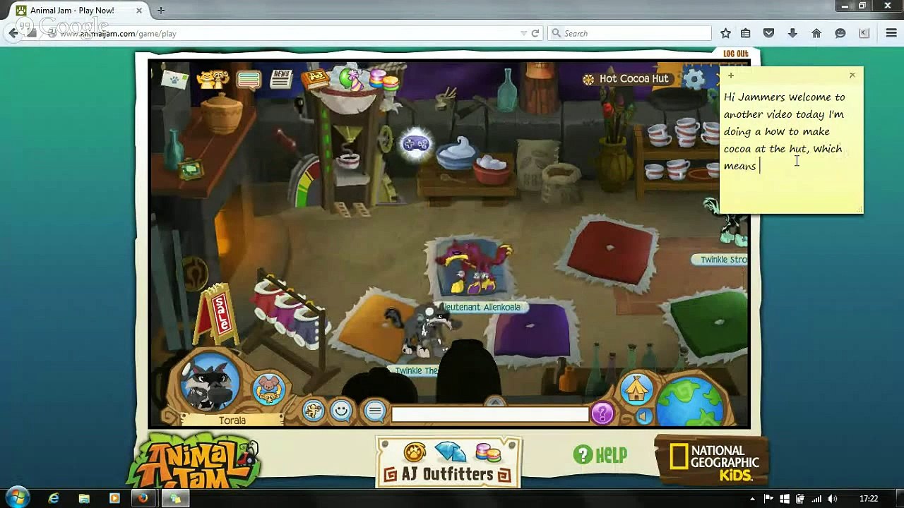 Animal Jam: How to make a Cocoa at the Hut (3)