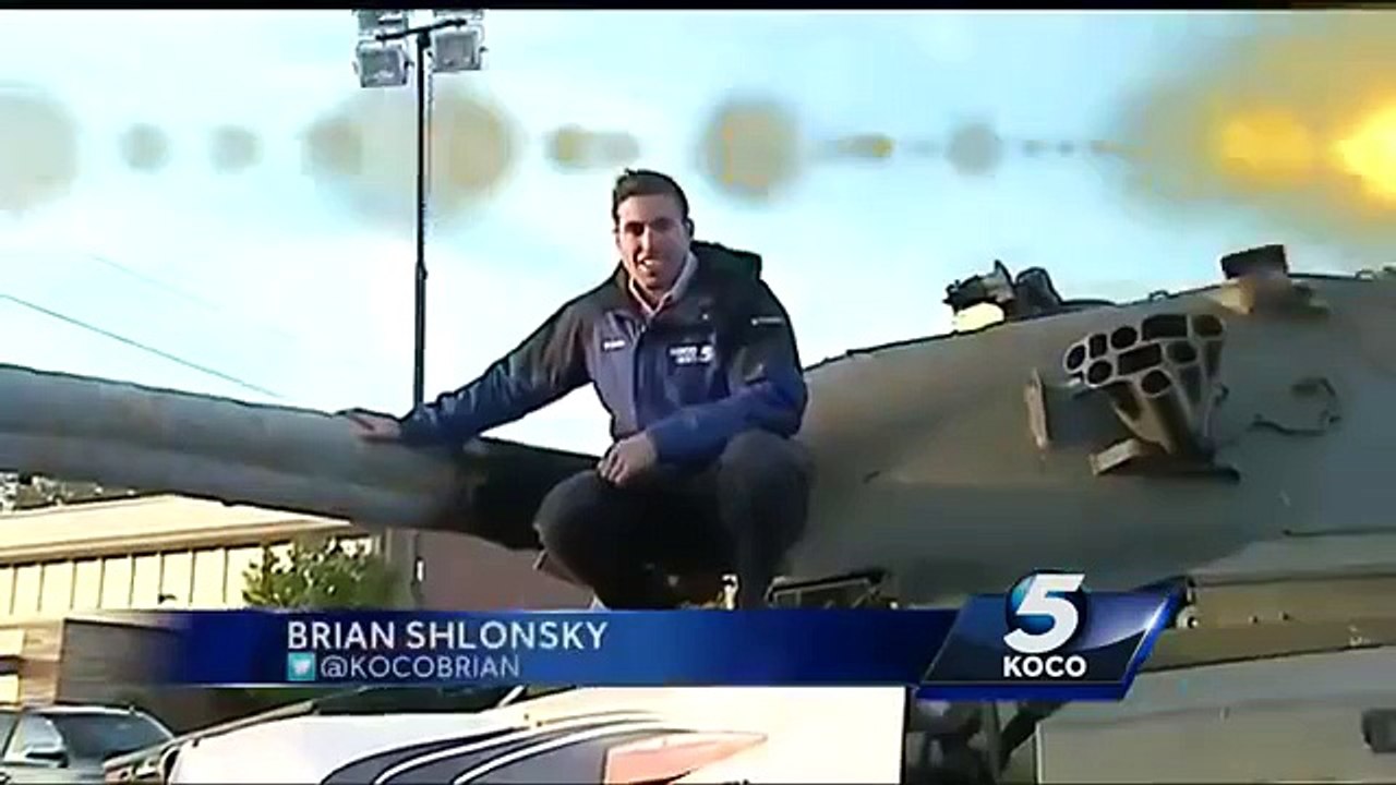 Gov. Mary Fallin rides in tank, shoots gun at grand opening of Wilshire Guns