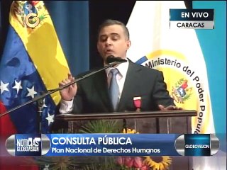 Saab: Por primera vez en Venezuela hay un Plan Nacional de DDHH