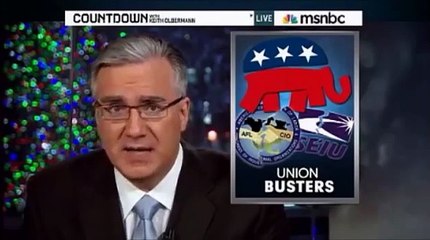 Keith Olbermann Union Busters 01-04-2011