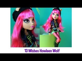 Monster High 13 Wishes Howleen Wolf Doll Review