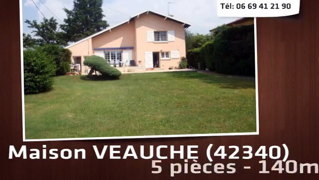 A vendre - maison/villa - VEAUCHE (42340) - 5 pièces - 140m²