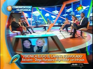 Maradona habla en Intrusos 2