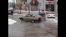 Snow Drifting In Jordan (Toyota Carina, Opel Kadett, Toyota Ae86, BMW E30)