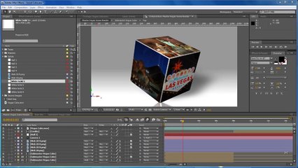 3D Cube After Effects Tutorial