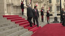 Presidente Humala recibió en audiencia al ex mandatario de Uruguay, Tabaré Vázquez