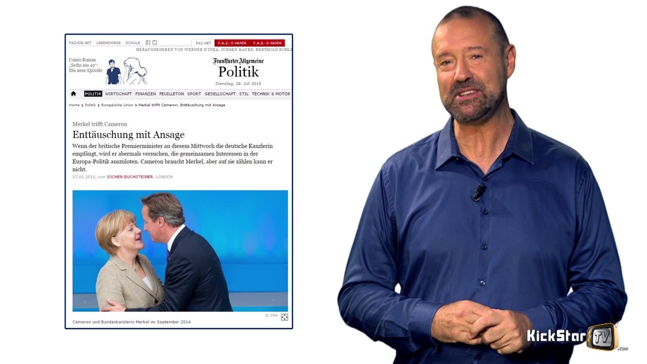 Alex Taylor's European press review . Welcome back soon on www.kickstartv.com!