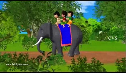 Elly the Elephant   3D Animation English Nursery rhyme for children