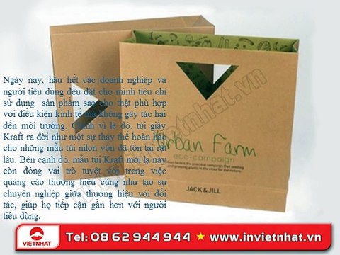 In túi giấy Kraft cao cấp rẻ nhất Tp.HCM