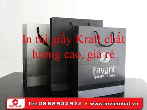 In túi giấy Kraft chất lượng cao
