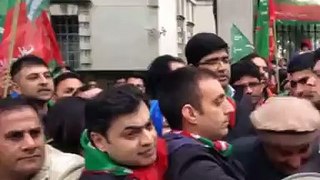 President PTI UK Asim Khan speech at London protest against Altaf Hussain