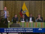 Correa se reunió con asambleístas de PAÍS