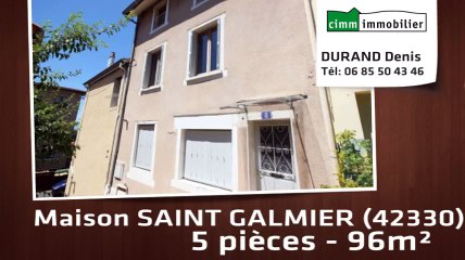 A vendre - maison/villa - SAINT GALMIER (42330) - 5 pièces - 96m²