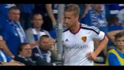 Goal Janko - Lech Poznan 1-2 Basel - 29-07-2015