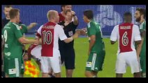 Red Card Stefan Schwab - Rapid Wien 1-2 Ajax - 29-07-2015