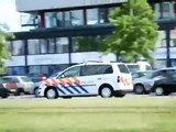 PRIO 1 Politie (Nieuwe Hondenwagen)   VerkeersPolitie Haaglanden Ongeval Pretorialaan Rotterdam
