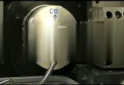 Grinding of WC cylindrical mold - slow slide servo