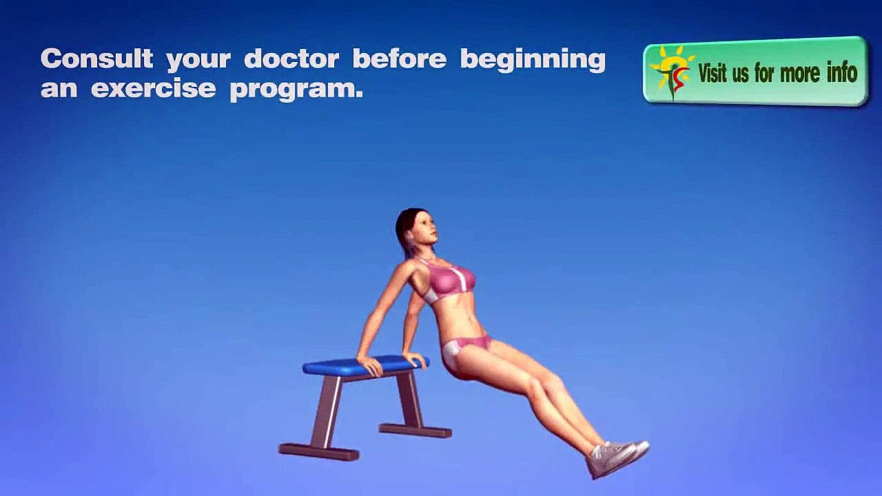 Lat and Triceps Exercises at Home without Weights for Women and Men