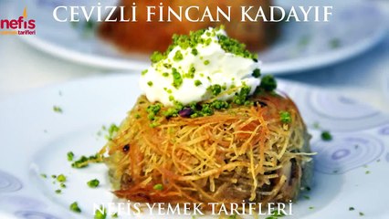 Cevizli Fincan Kadayıf Tarifi  Nefis Yemek Tarifleri