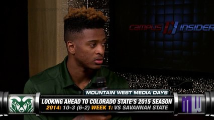 Colorado State's Rashard Higgins Shows Off His Microwave Popcorn