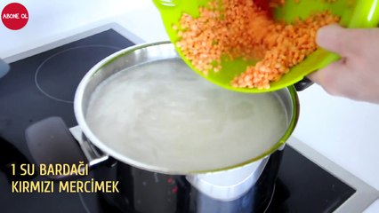 Çeşmi Nigar Çorbası Tarifi - Mercimekli Sütlü Çorba
