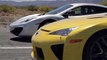 Carrera De Autos   Bugatti Veyron vs Lamborghini Aventador vs Lexus LFA vs McLaren MP4 12C