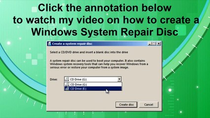 How to repair the MBR (Master Boot Record)