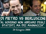 Di Pietro: Berlusconi è un magnaccia! (28-6-08)