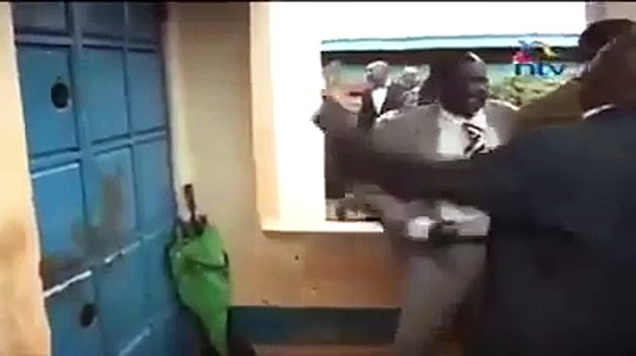 Pastor Climbs to Rooftop to Escape Angry Congregation After Being Accused of Stealing Church Money and Fornicating