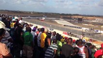 Global Rally Cross Finals. First Start. Ken Block Crash!! Top Gear Barbados 2014