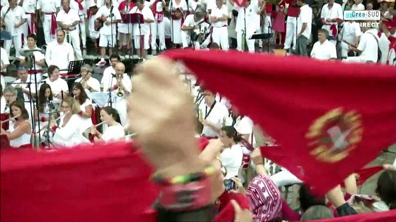 Vino griego - Peña Baiona aux Fêtes de Bayonne 2015