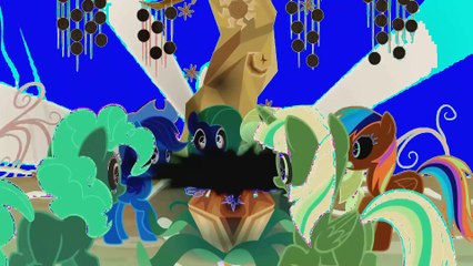 The Mane 6 Unlock The Rainbow Powerd Chest:In Solarize Effect