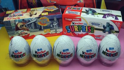 11 Kinder Surprise 2 Box Looney Tunes Monsters University Disney Pixar