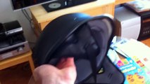i-volution German-style motorcycle helmet fake DOT sticker
