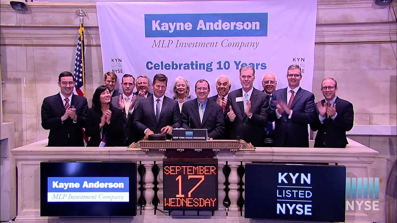 Kayne Anderson MLP Investment Company Celebrates the Company's 10th Anniversary of Listing