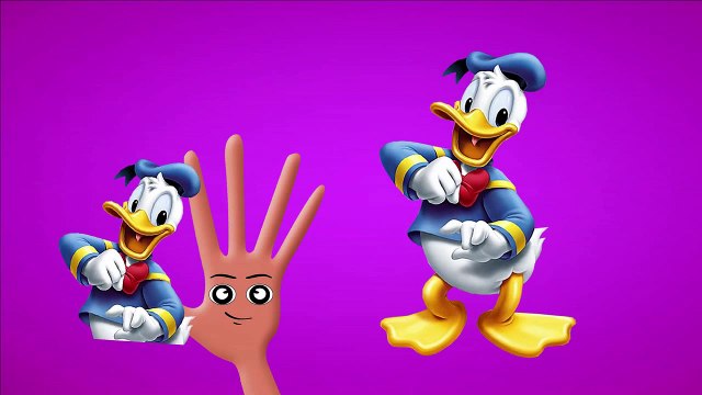 Disney Donald Duck Finger Family Nursery kids Song Cartoon Finger Family english Nursery Rhymes