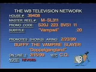 Buffy Vamp Willow Promo - Doppelgangland